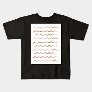 Life is Swell - Watercolor Wave Pattern Kids T-Shirt